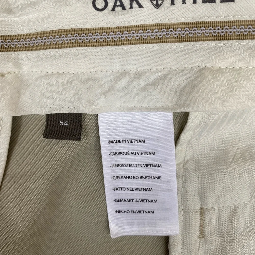 . Mens Oak Hill Waist-Relaxer Microfiber Shorts, Khaki, Size 54 - Picture 4 of 6